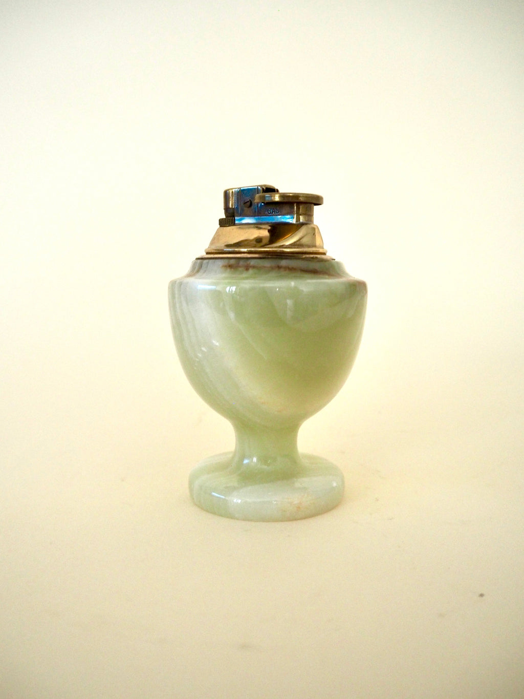 Briquet de table en onyx vert