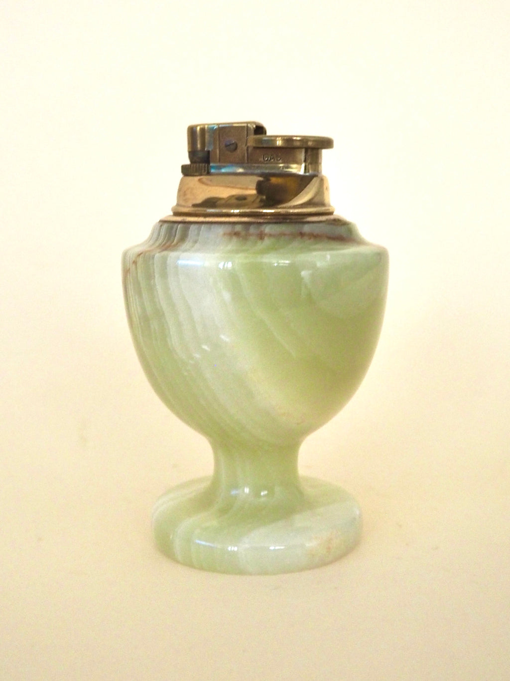 Briquet de table en onyx vert