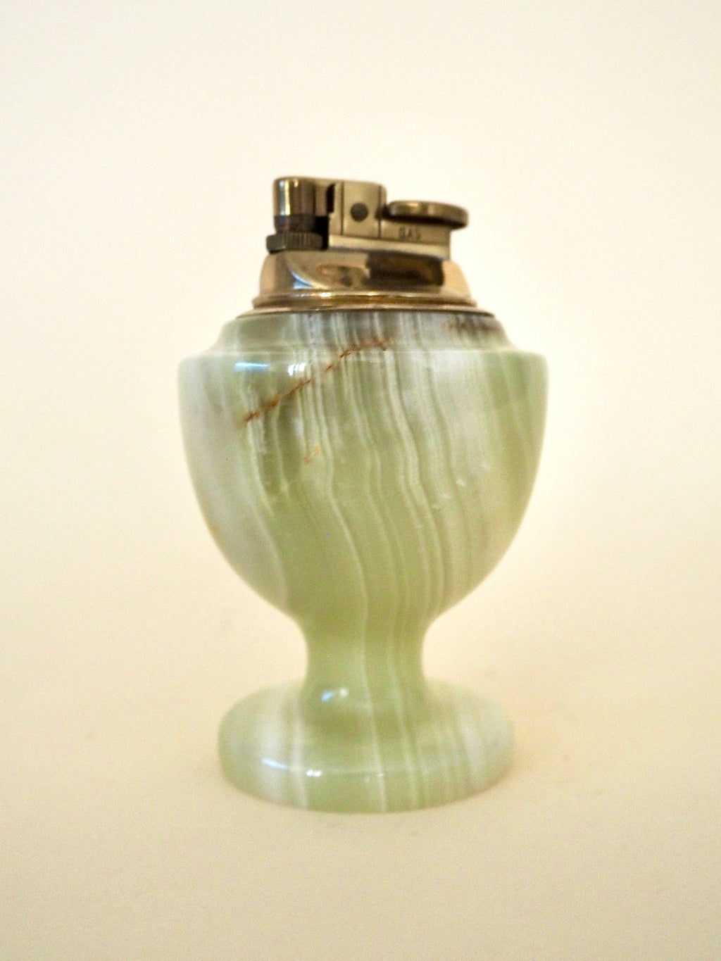 Briquet de table en onyx vert