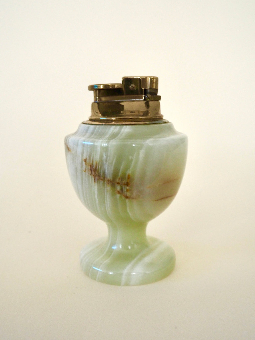 Briquet de table en onyx vert
