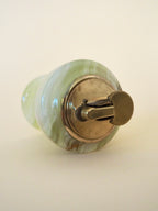 Briquet de table en onyx vert