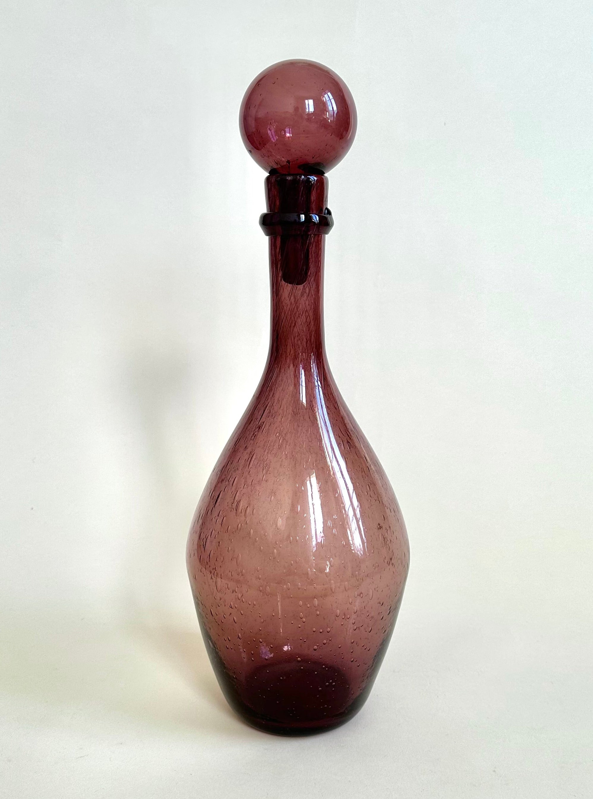 Carafe en verre bullé Biot