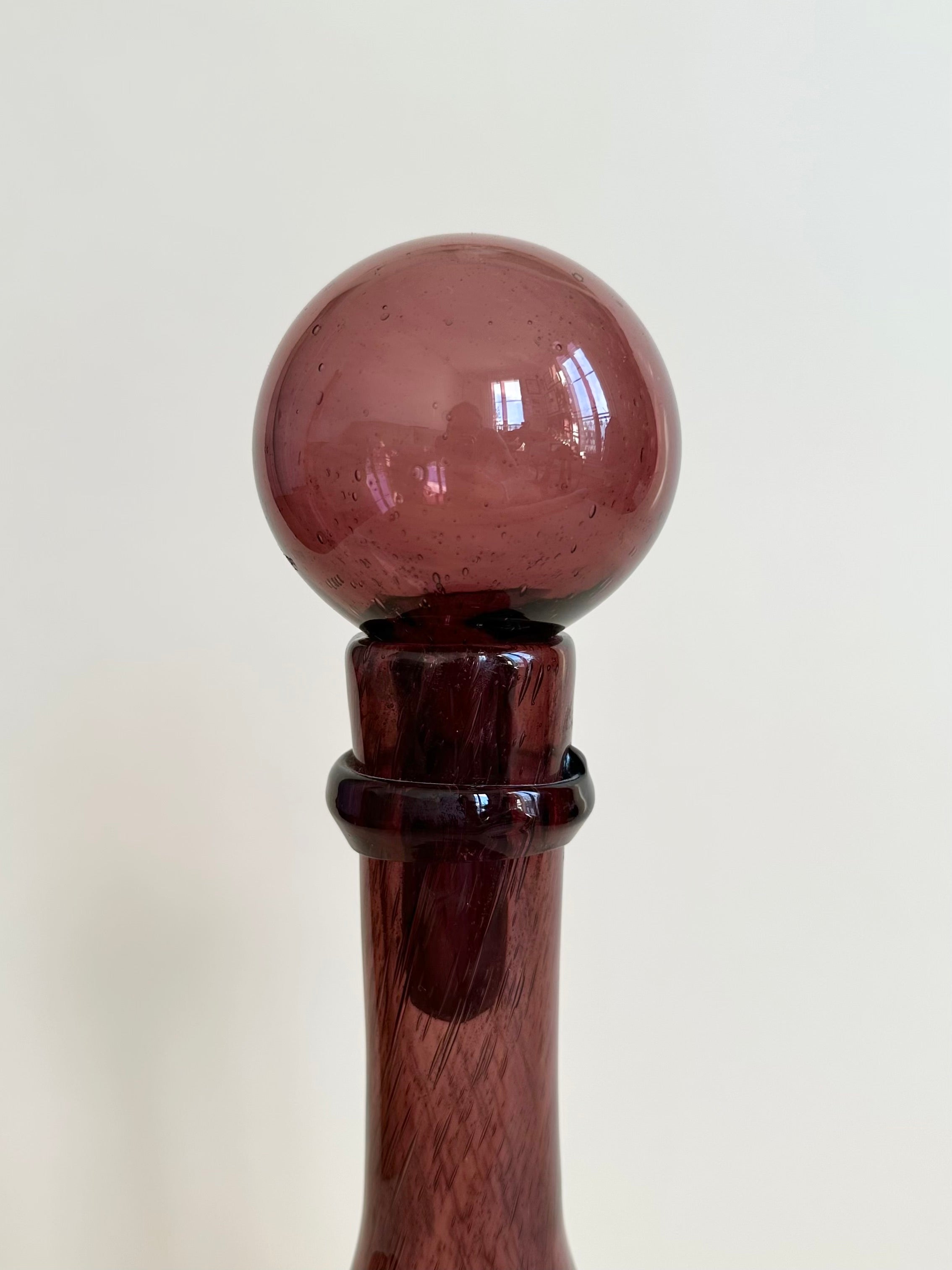 Carafe en verre bullé Biot