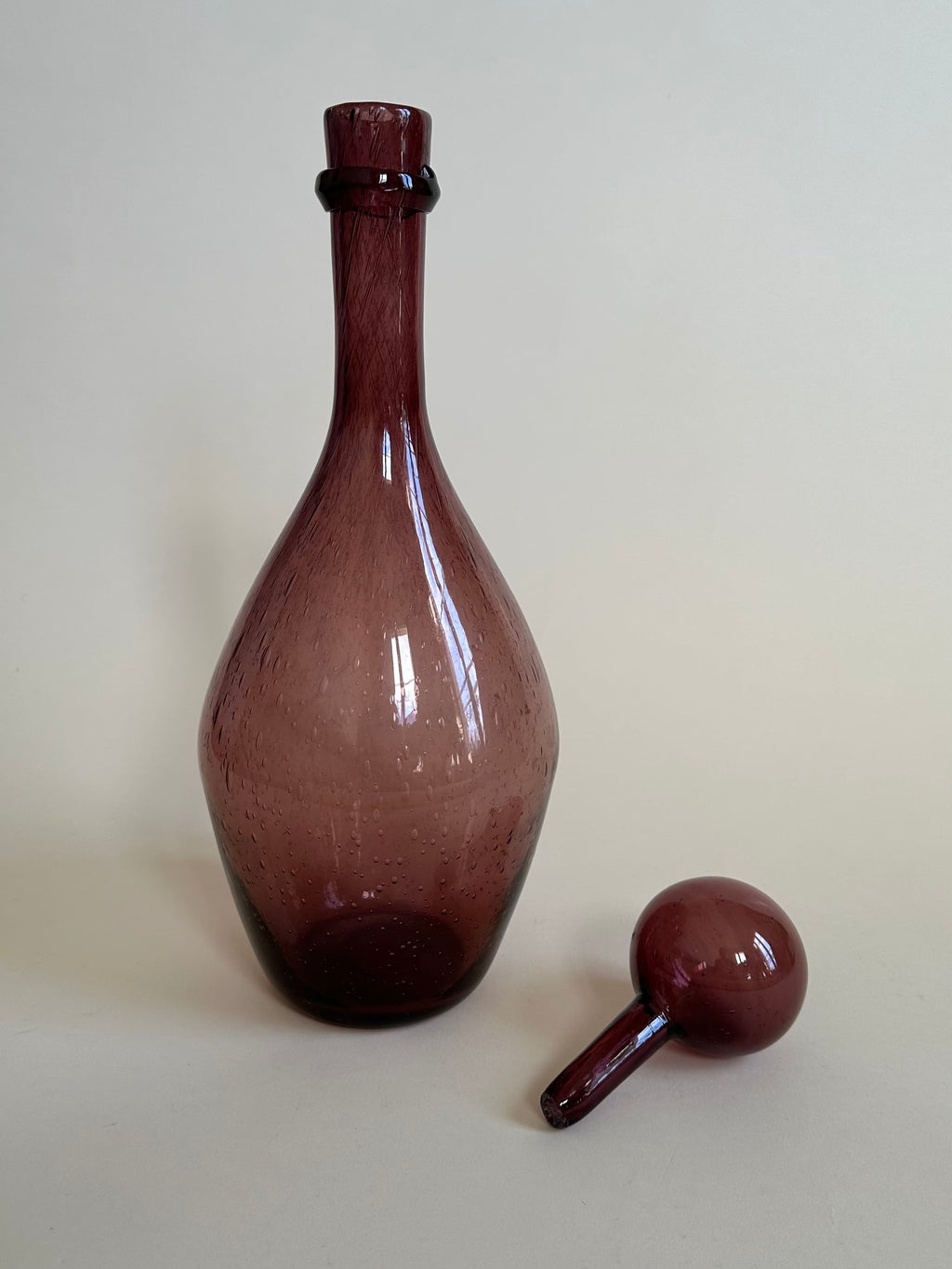 Carafe en verre bullé Biot