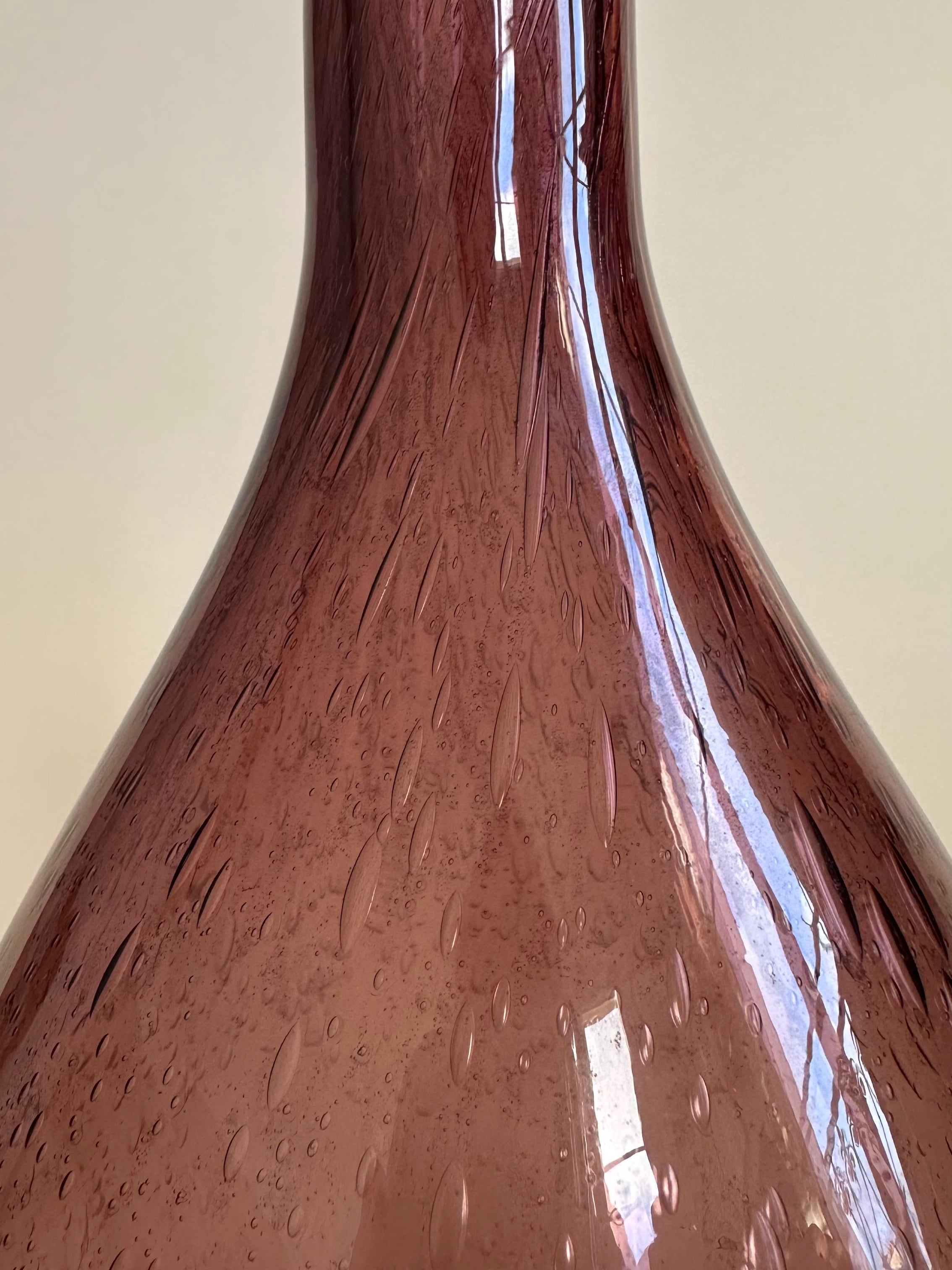 Carafe en verre bullé Biot