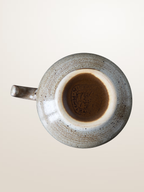 Grand saladier et 6 tasses faïencerie Niderviller
