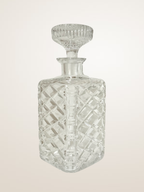 Carafe à whisky en cristal taillé