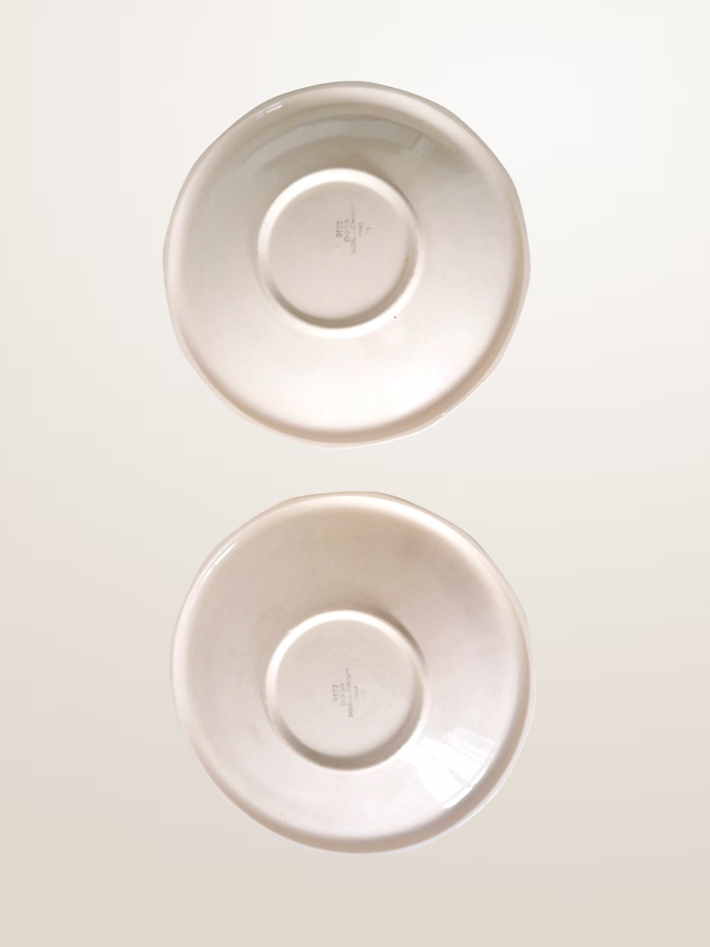 Paire de plats Digoin Sarreguemines