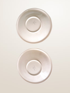 Paire de plats Digoin Sarreguemines
