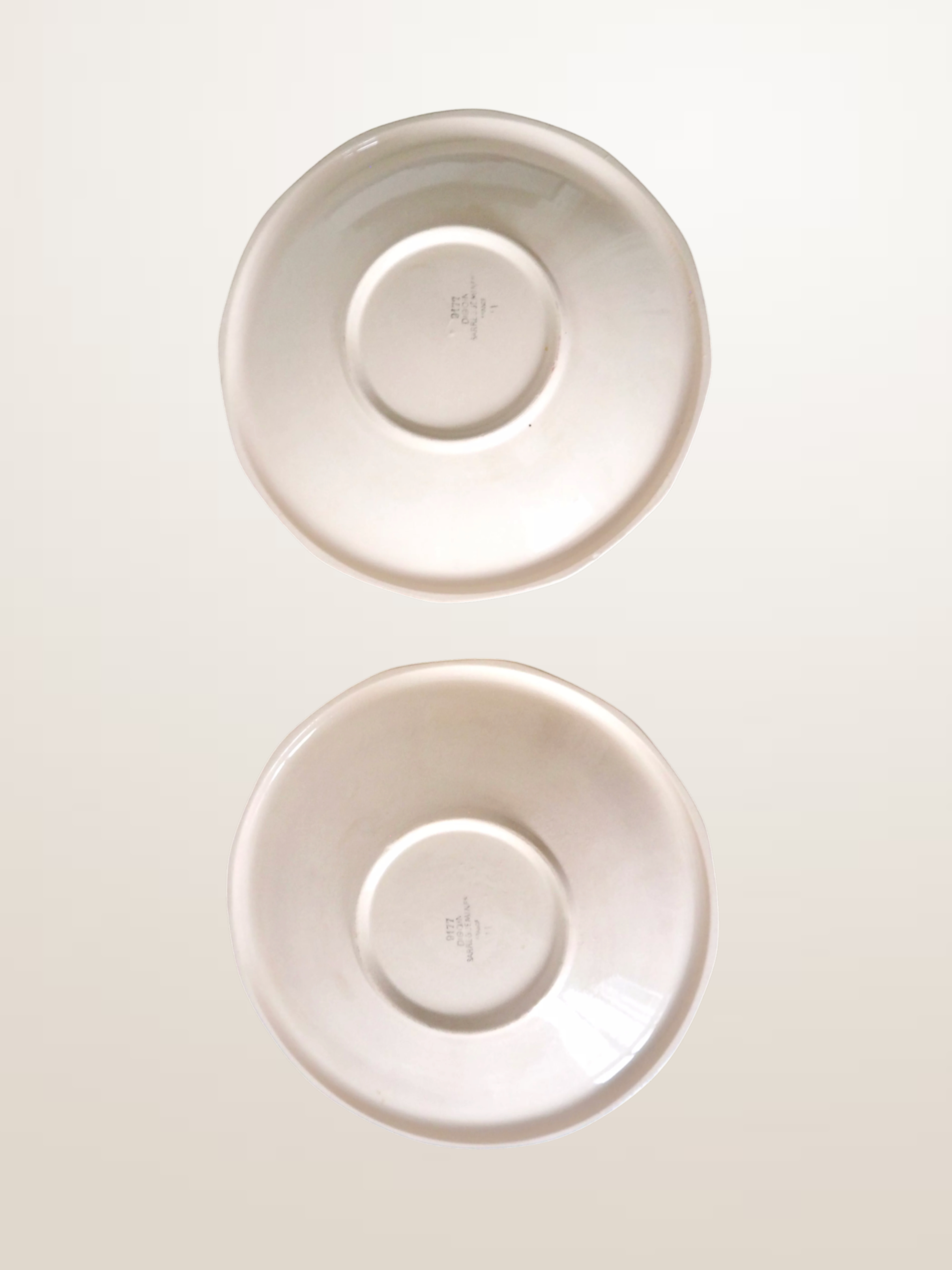 Paire de plats Digoin Sarreguemines