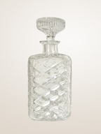 Carafe à whisky en cristal taillé