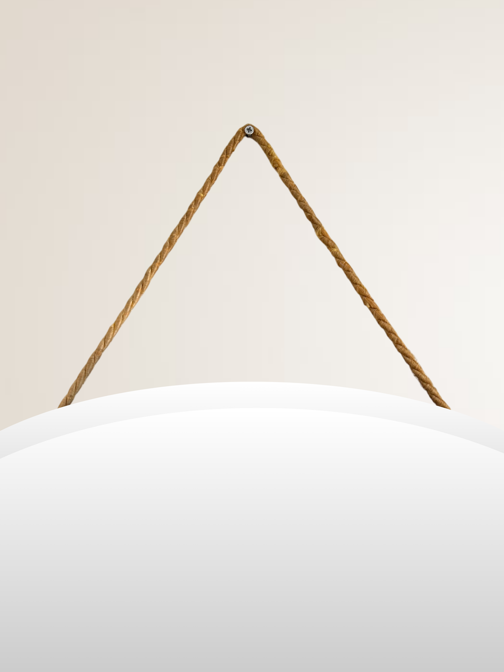 Miroir mural ovale biseauté - 39 x 60 cm
