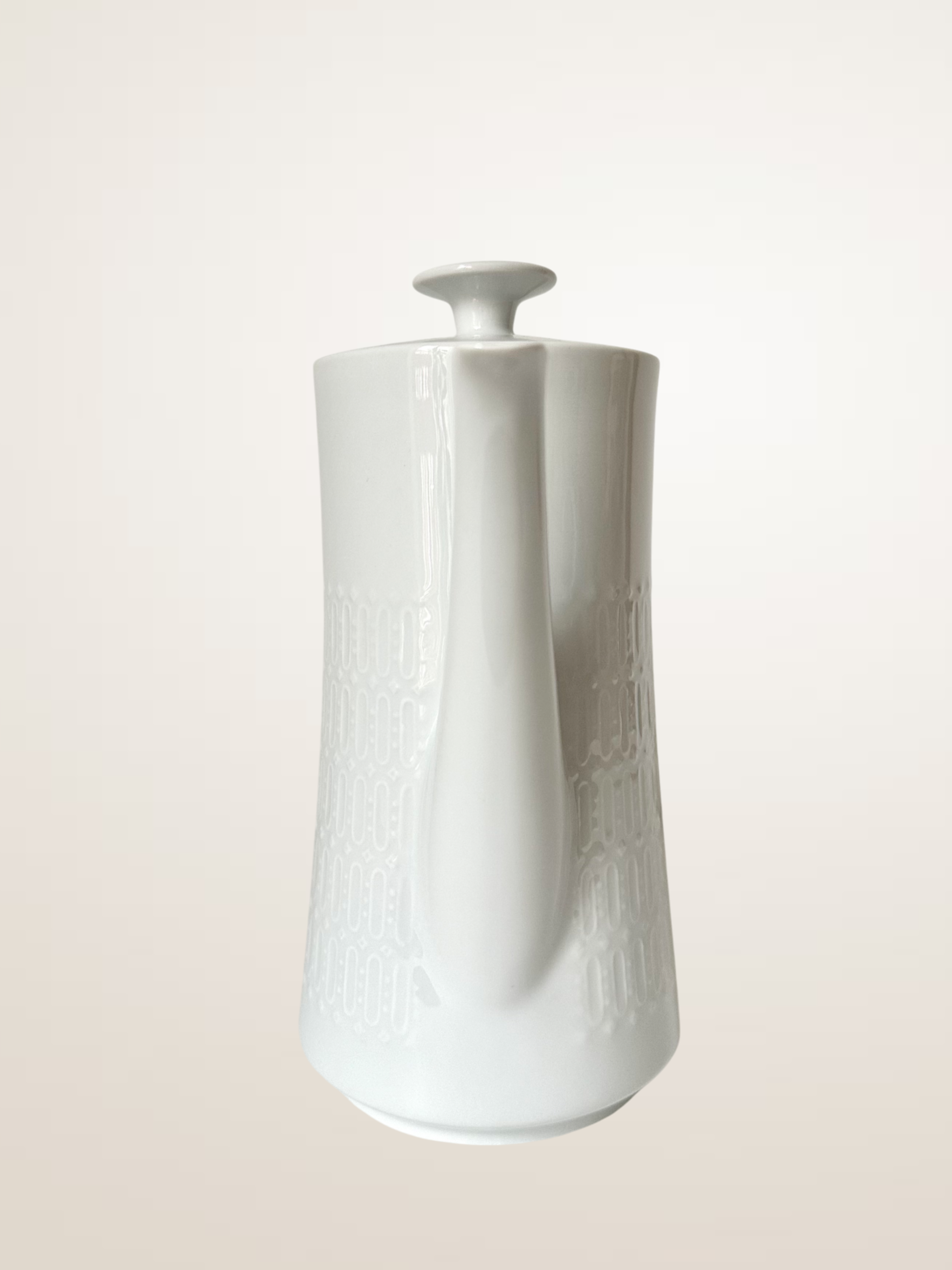 Cafetière en porcelaine blanche Winterling