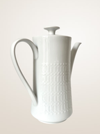 Cafetière en porcelaine blanche Winterling