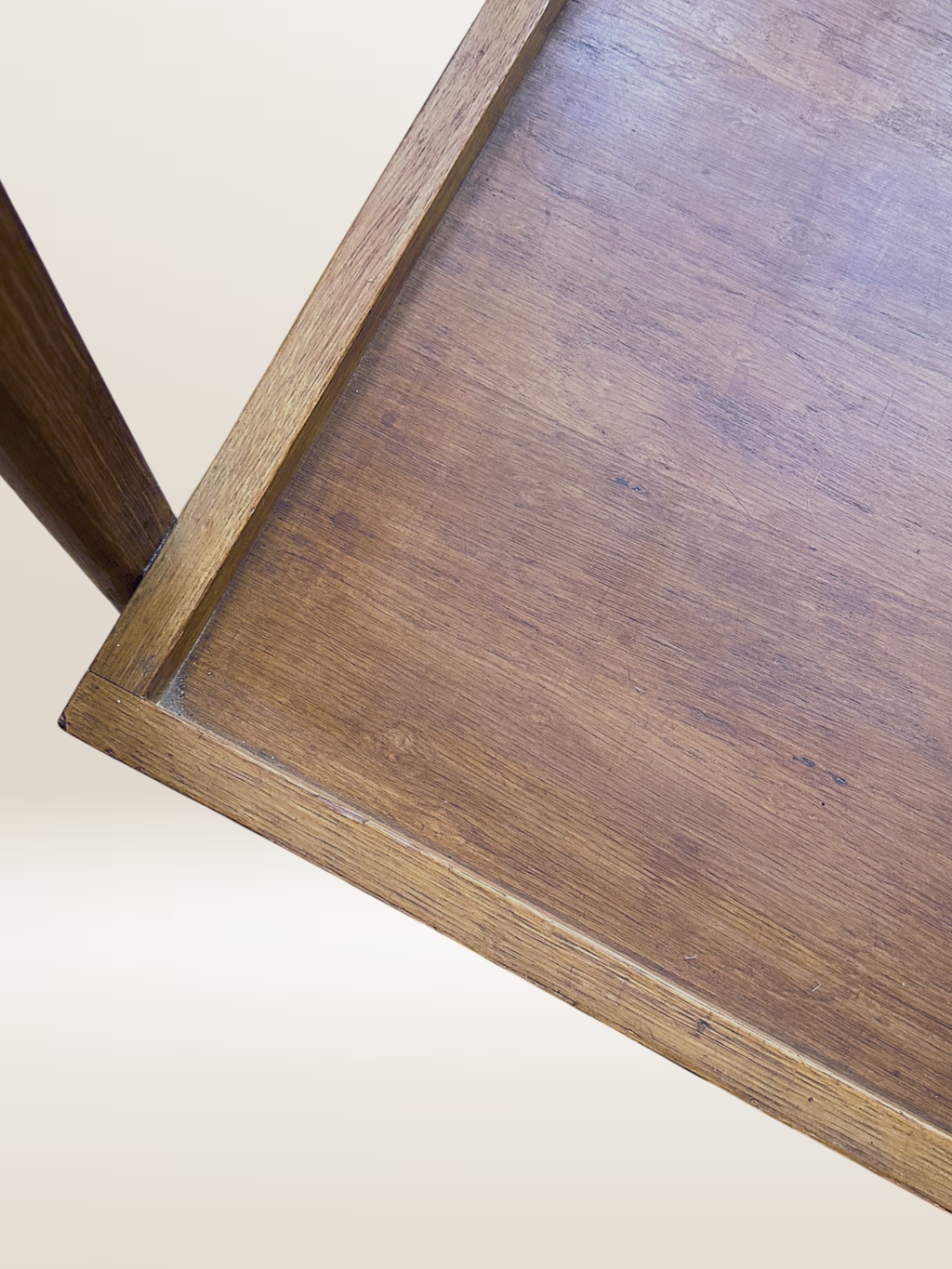 Desserte roulante scandinave en teck
