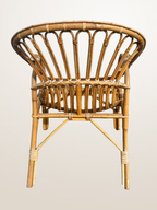 Fauteuil corbeille en rotin