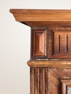 Vitrine ancienne en bois massif