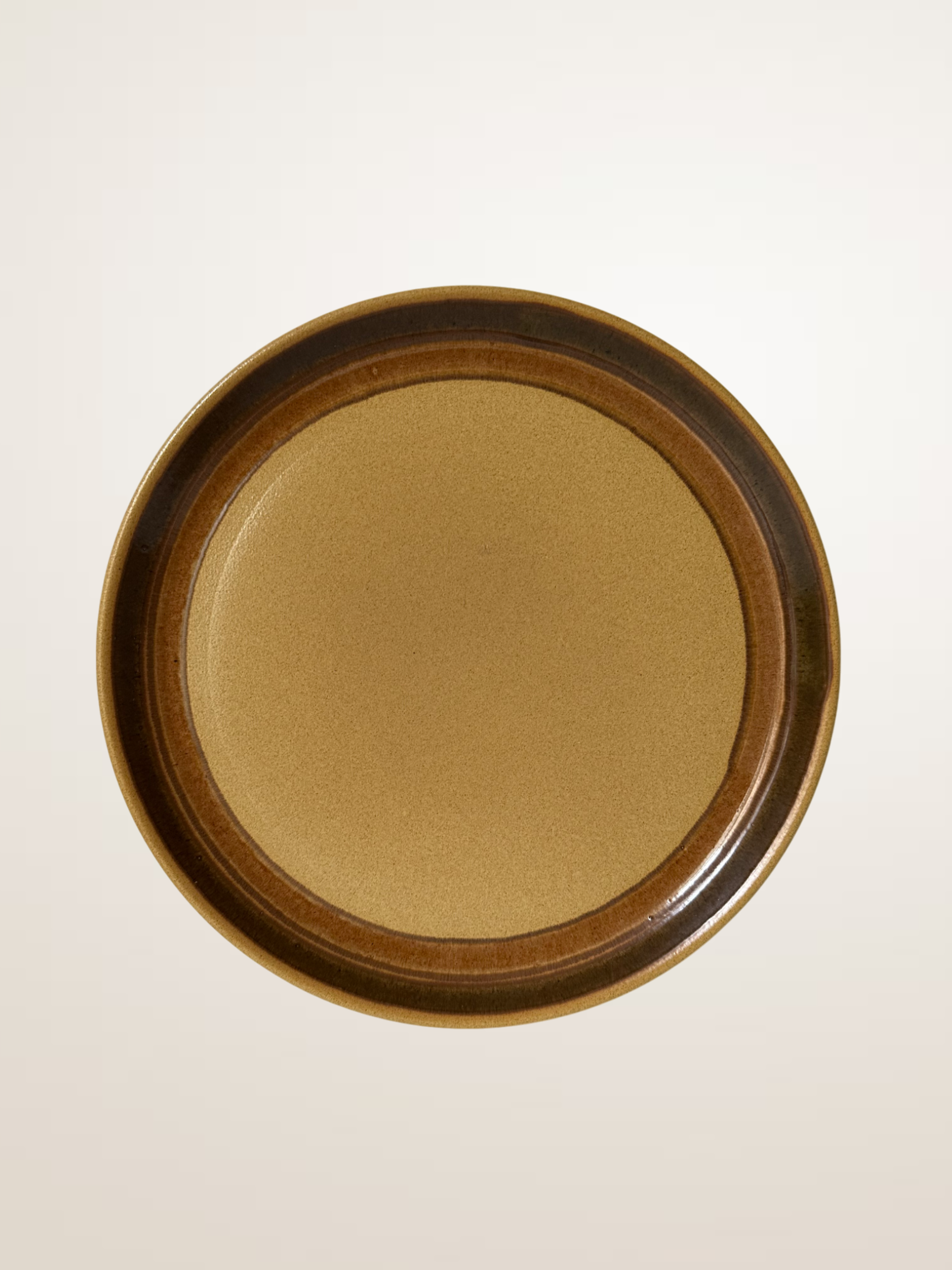 Set de six assiettes à dessert en grès émaillé