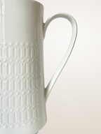 Cafetière en porcelaine blanche Winterling