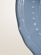 Set de 4 assiettes à dessert en céramique bleue