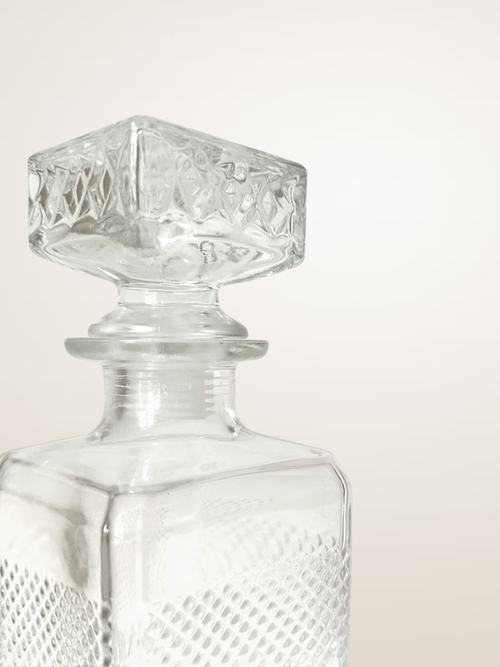 Carafe à whisky en verre