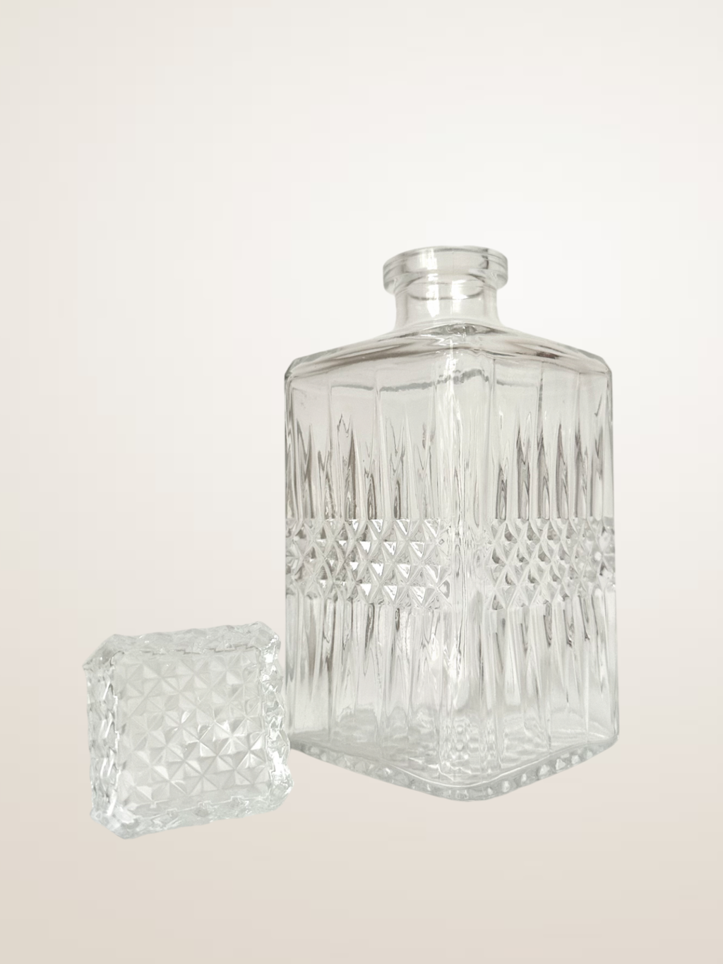Carafe à whisky en verre