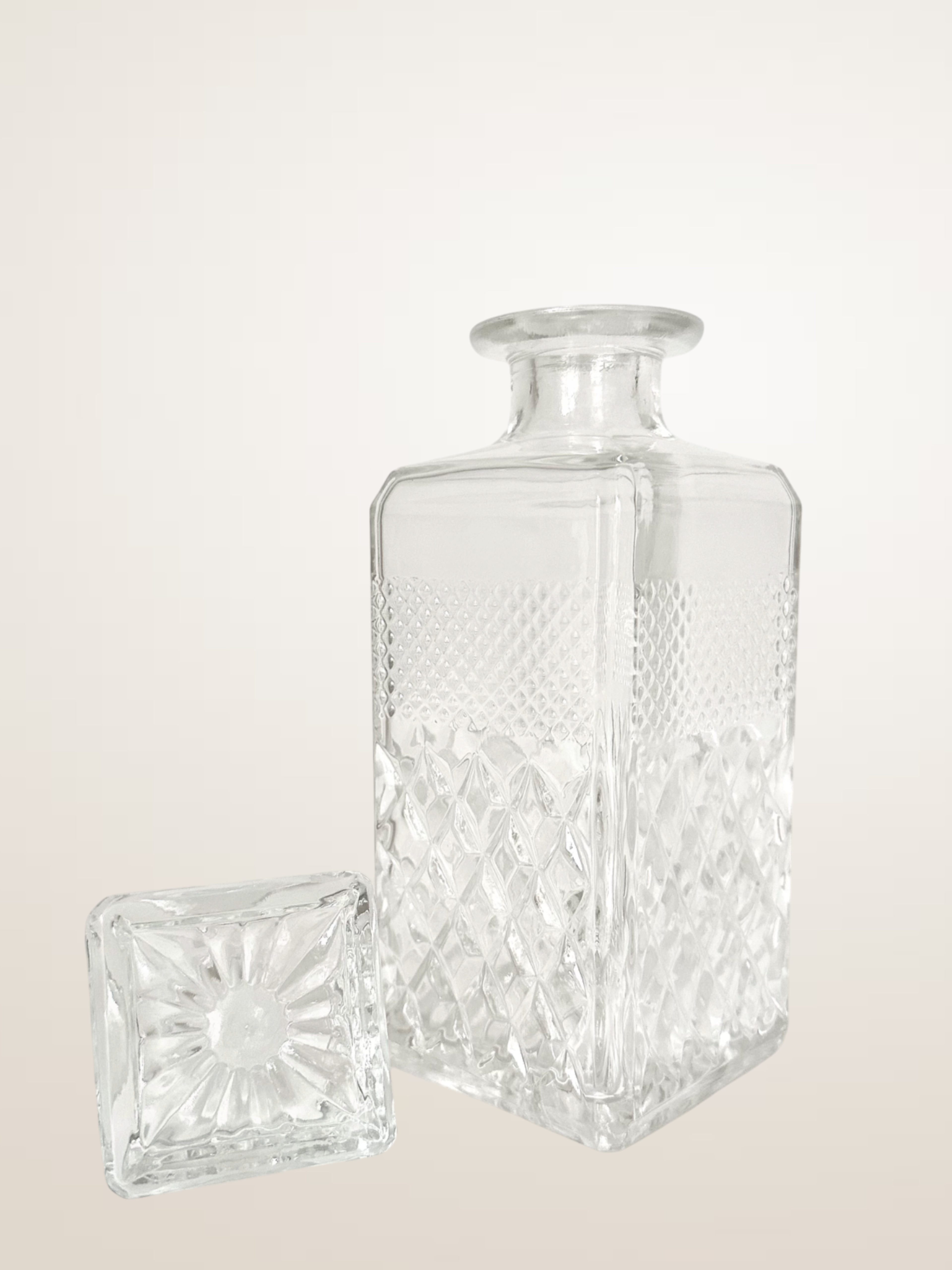 Carafe à whisky en verre