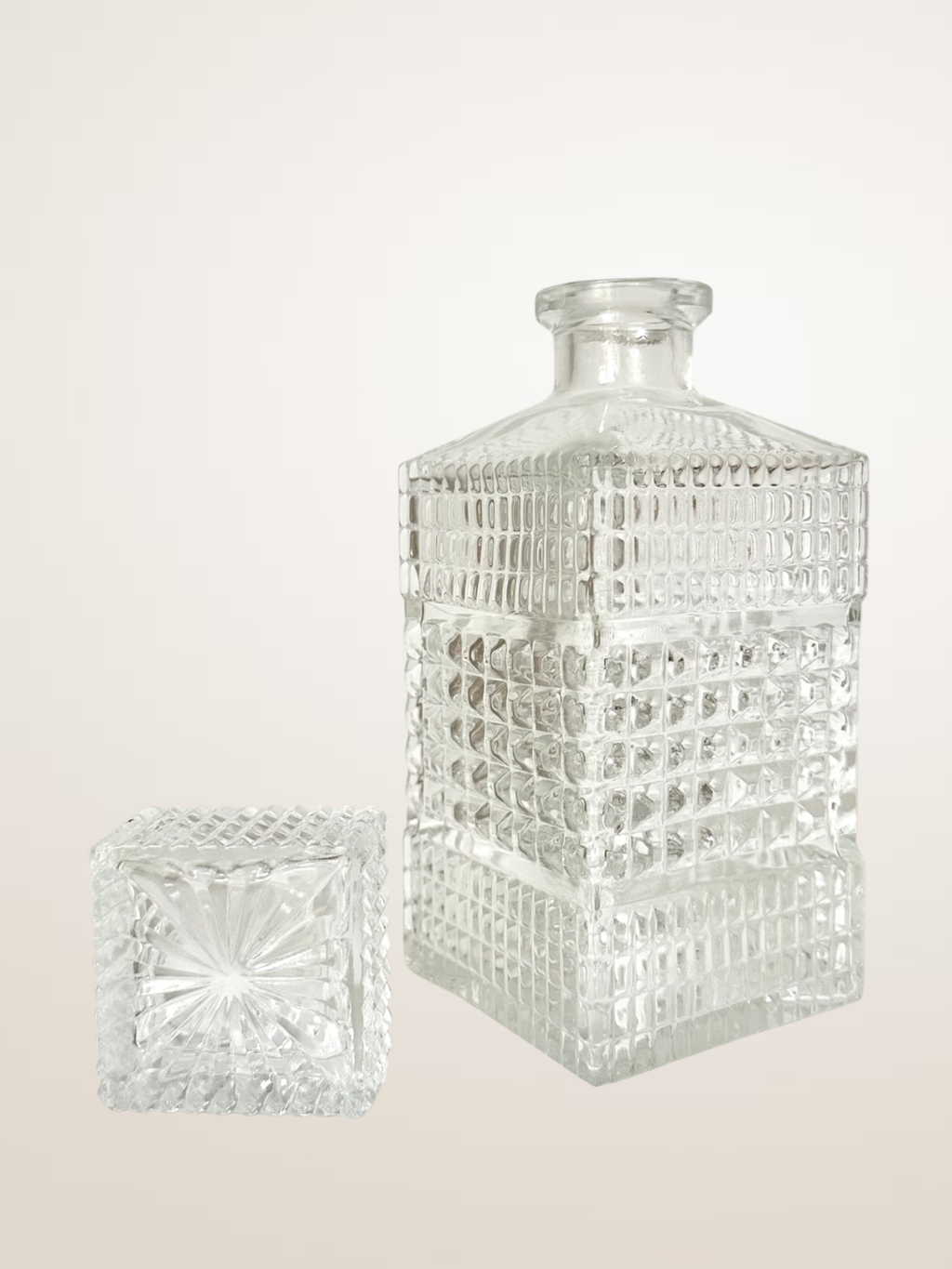 Carafe à whisky en verre