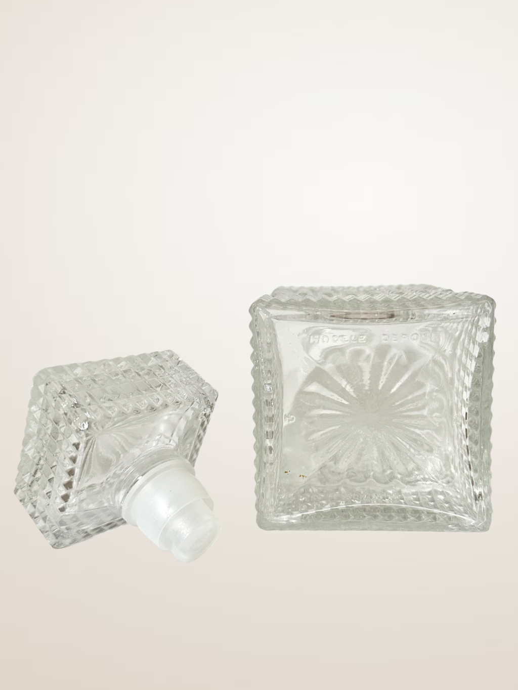 Carafe à whisky en verre