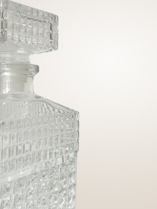 Carafe à whisky en verre