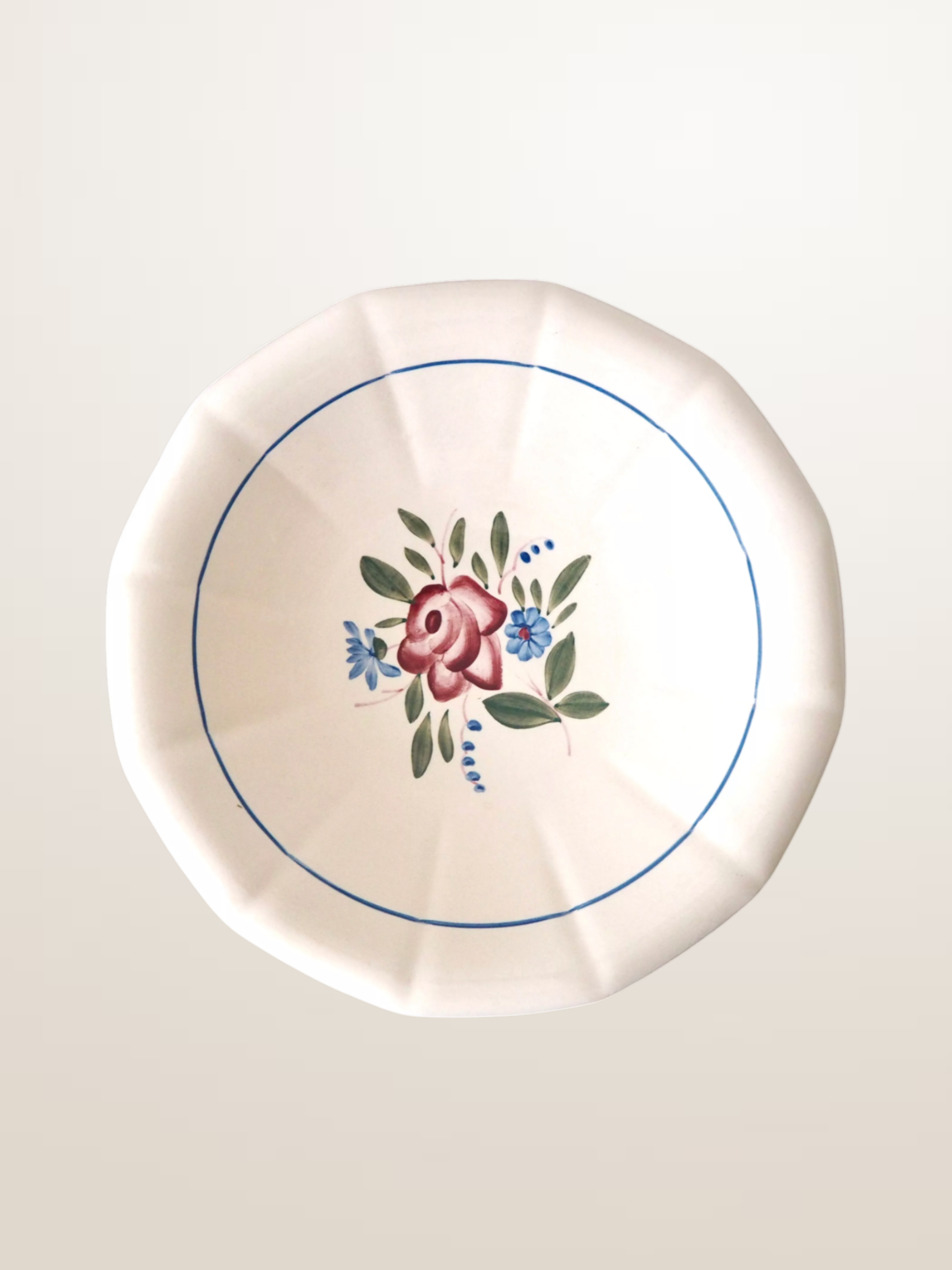 Paire de plats Digoin Sarreguemines