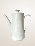 Cafetière en porcelaine blanche Winterling