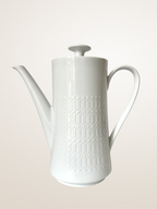 Cafetière en porcelaine blanche Winterling