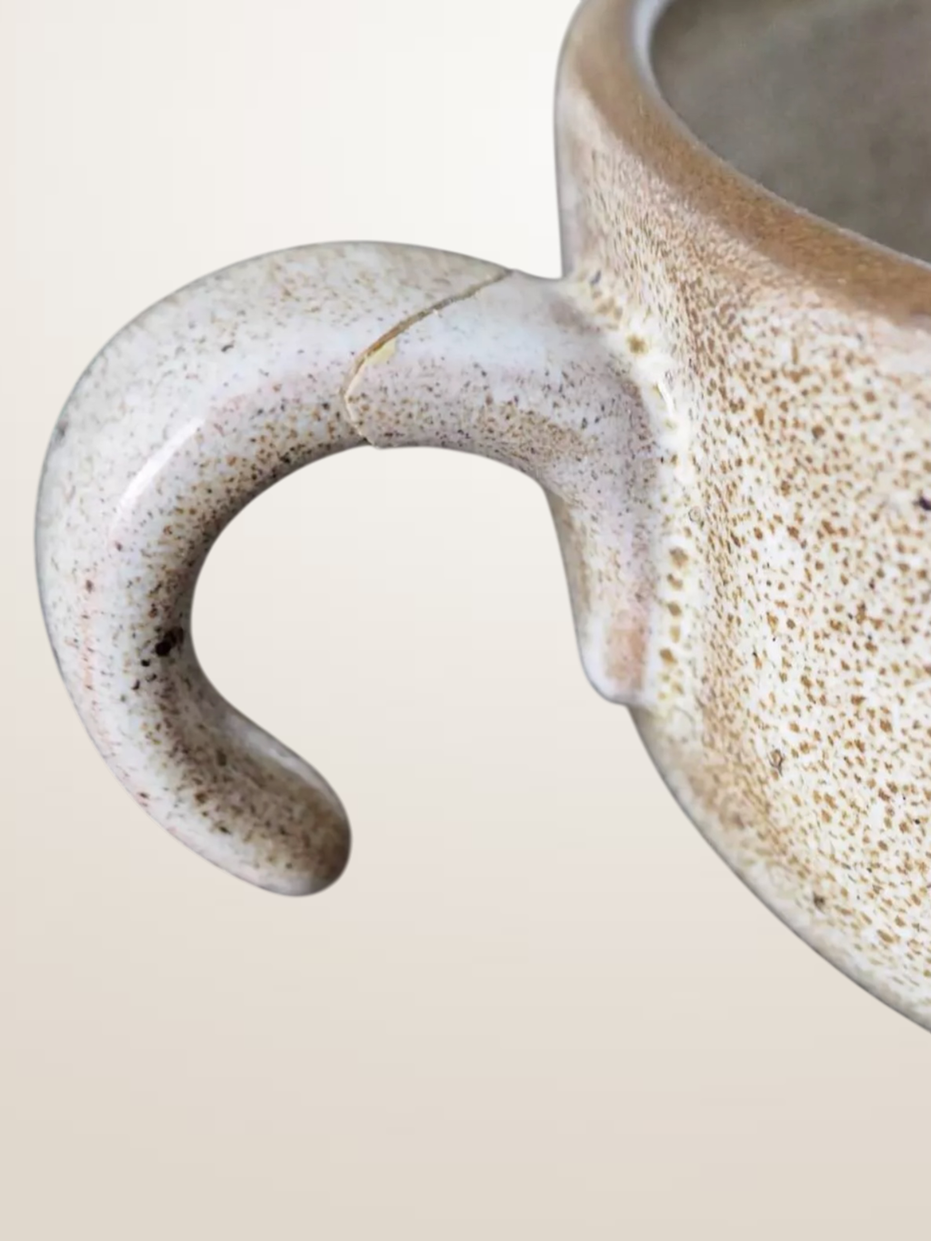 Grand saladier et 6 tasses faïencerie Niderviller
