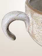 Grand saladier et 6 tasses faïencerie Niderviller