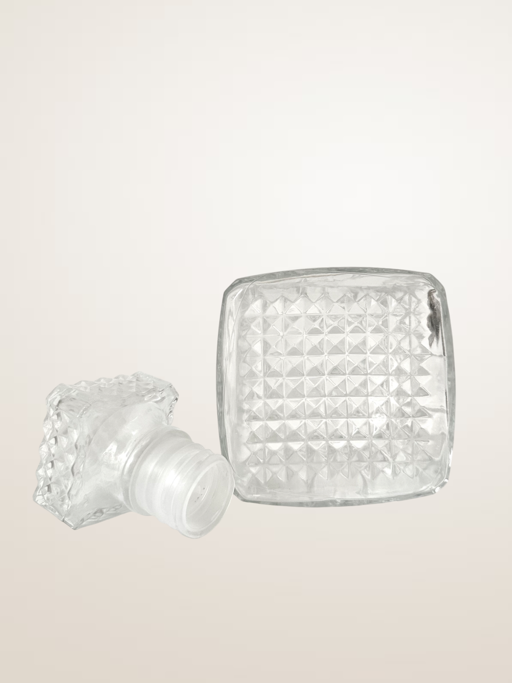 Carafe à whisky en verre