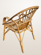 Fauteuil corbeille en rotin