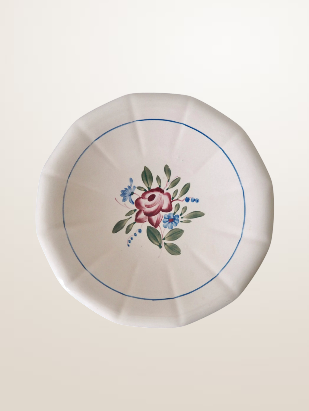 Paire de plats Digoin Sarreguemines