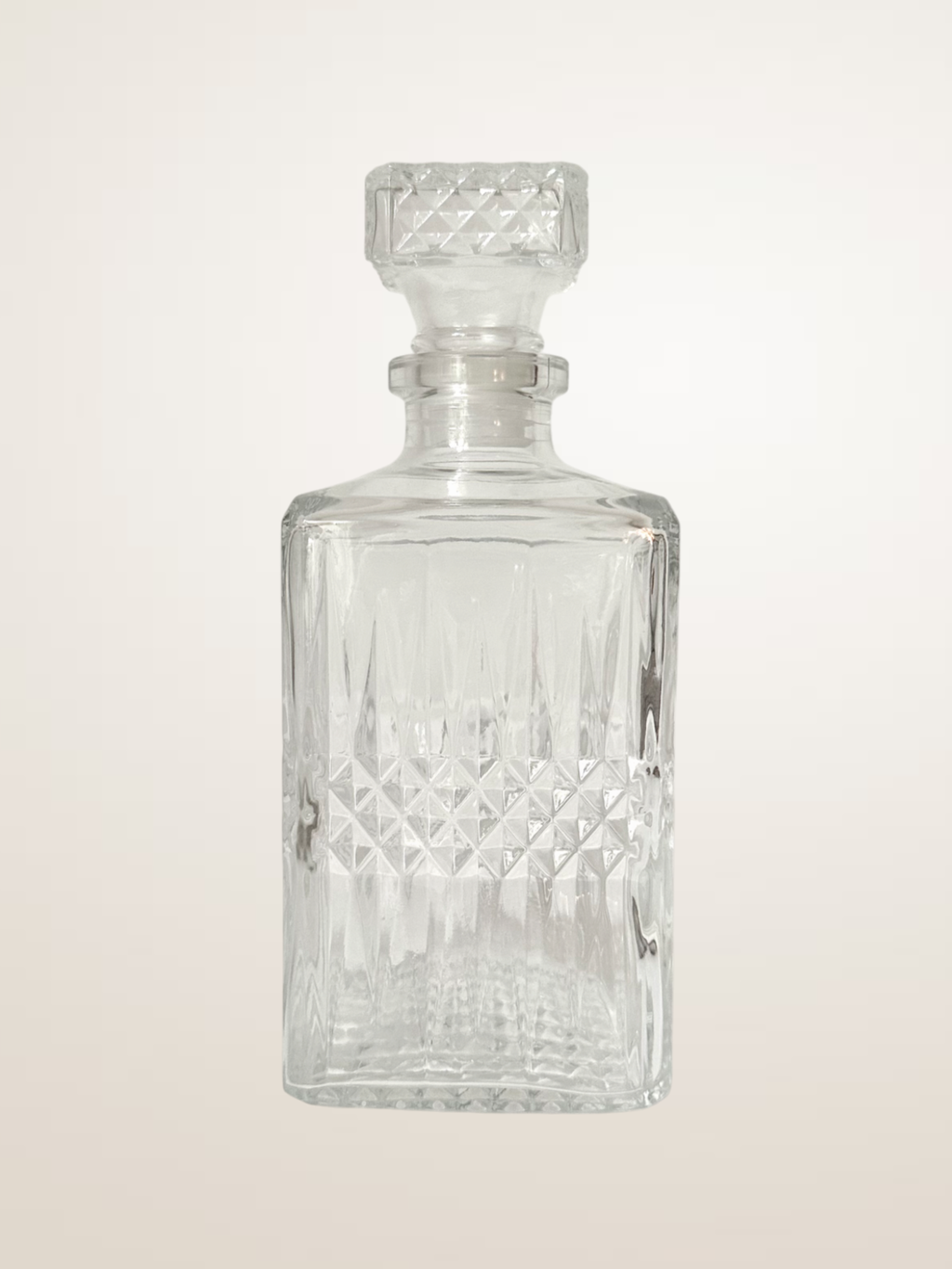 Carafe à whisky en verre