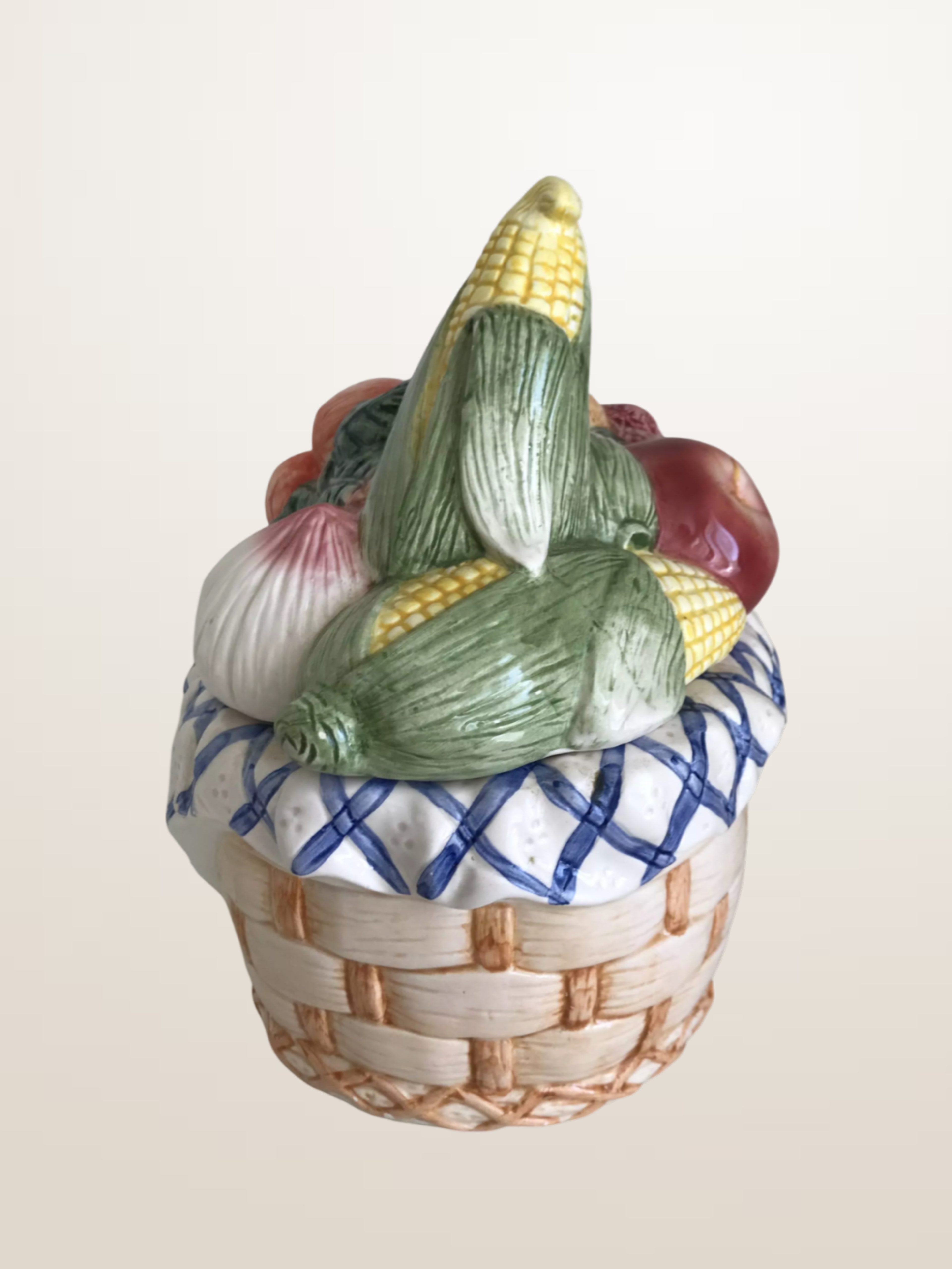 Pot en barbotine fruits et légumes