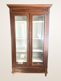 Vitrine ancienne en bois massif