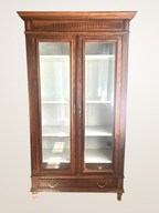 Vitrine ancienne en bois massif
