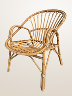 Fauteuil corbeille en rotin