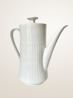 Cafetière en porcelaine blanche Winterling