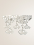 Set de 5 verres à liqueur en verre
