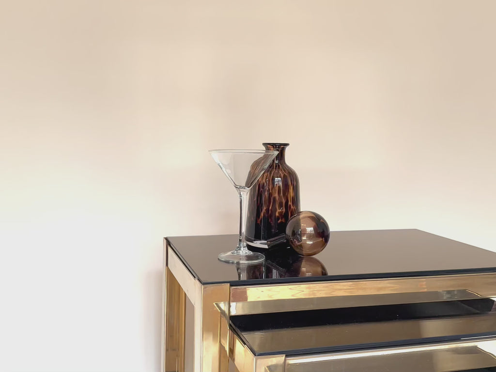 Carafe en verre écaille de tortue